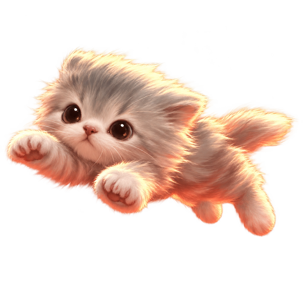 Illustration of the subject leaping, cut out on a plain background